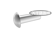 圓頭鉚釘 AN 125551