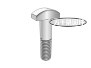 圓頭矮方頸螺釘 ASME B18.5