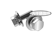 六角螺栓、大平墊和波形彈簧墊圈的組合 CNS 4409