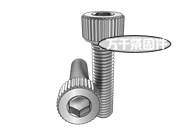 滾花內(nèi)六角圓柱頭螺釘 DIN 912