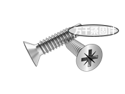 十字槽沉頭鉆尾自攻螺釘 ISO 15482