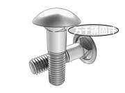 大半圓頭方頸螺栓 JIS B1171
