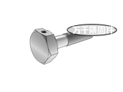 六角頭頭部帶孔細(xì)桿螺栓 MS 9298